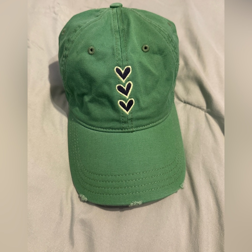 Distressed Heart Embroidered Hat